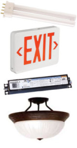 Ballasts and controls, energy efficient light fixtures